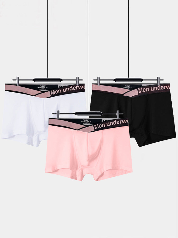2 Pack Men's Modal Breathable U-Pouch Trunks | dmunderwear detail image 10