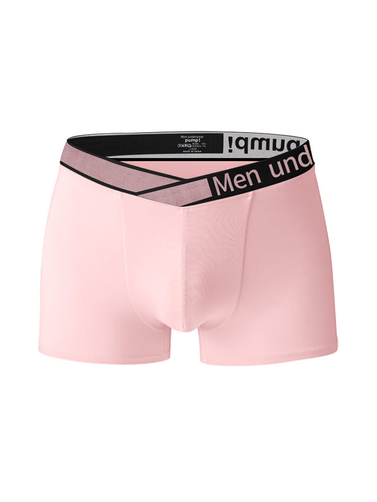 2 Pack Men's Modal Breathable U-Pouch Trunks | dmunderwear detail image 12