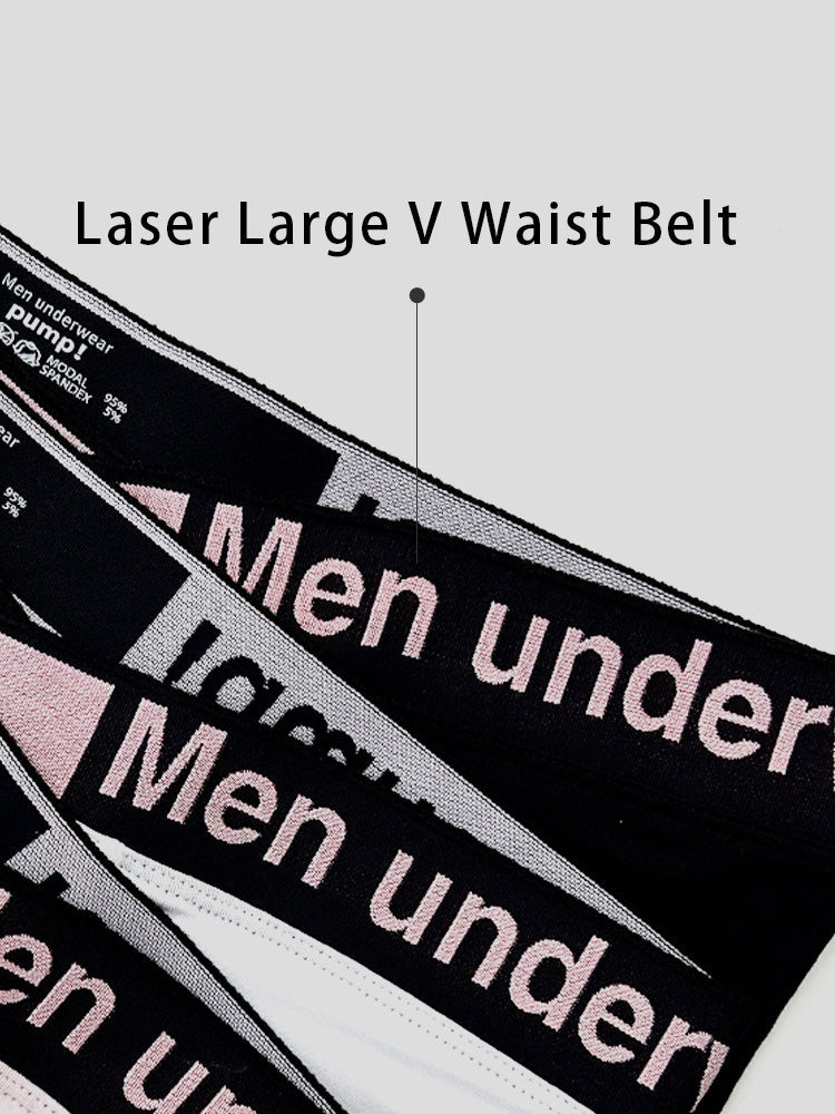2 Pack Men's Modal Breathable U-Pouch Trunks | dmunderwear detail image 9