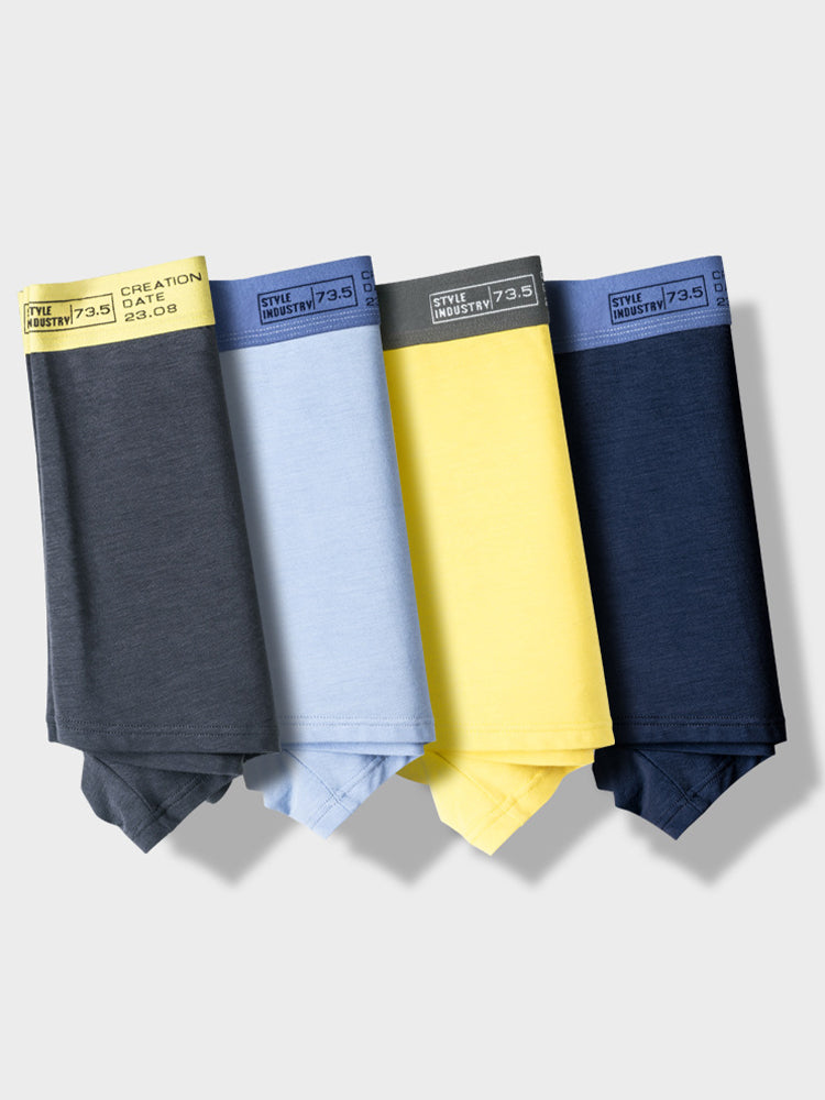 2-pack Men's Viscose Open-top Boxer Briefs | dmunderwear detail image 4