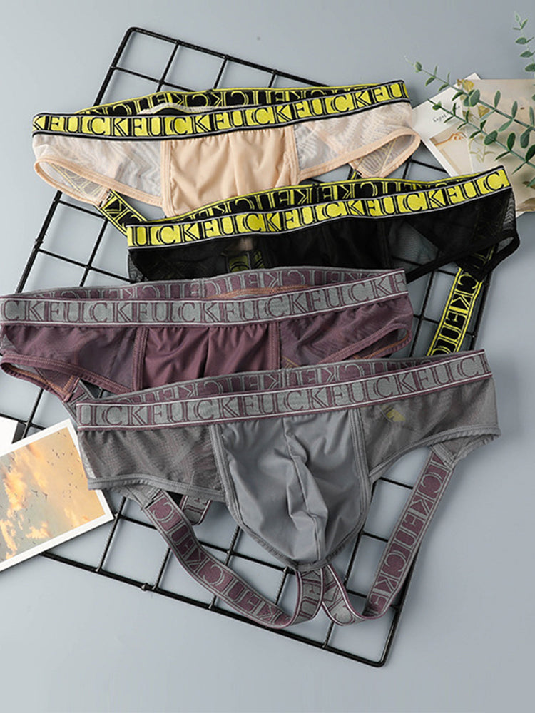 2 Pack Men's Moisture-Wicking Ultra-Soft Zero-Irritation Cooling Airflow Jockstrap | dmunderwear detail image 4