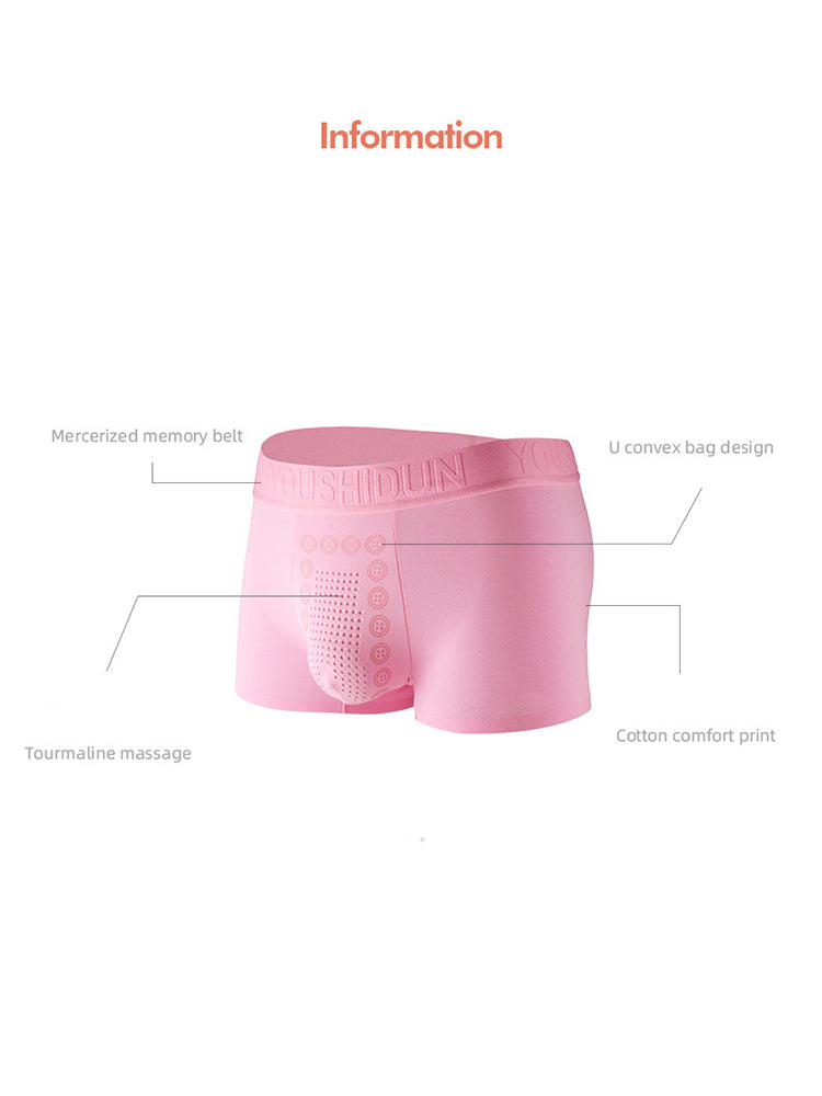 2-pack Men's Negative Ion Massage Boxer Briefs | dmunderwear detail image 6