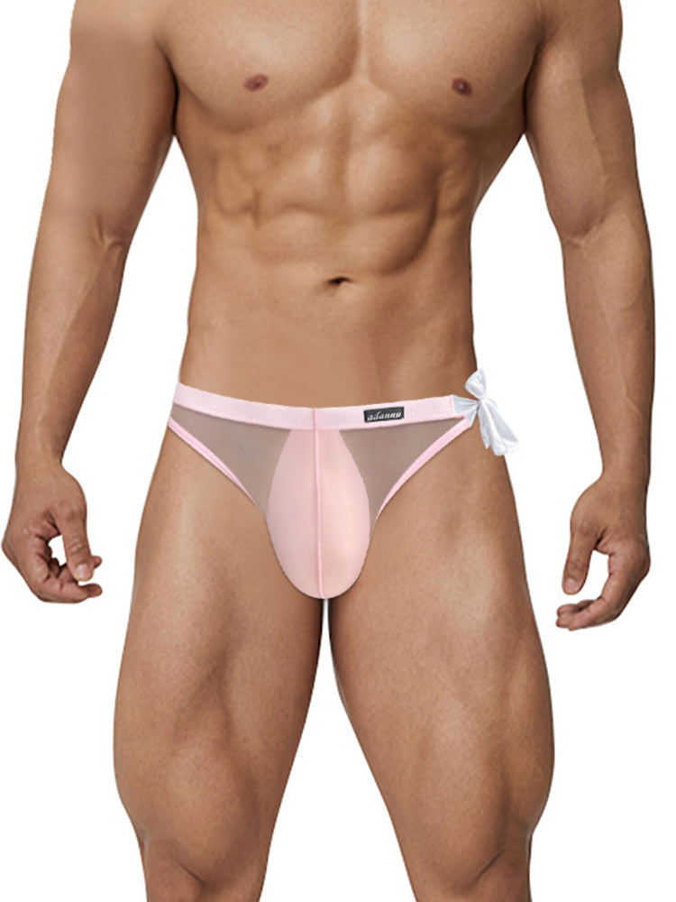 2 Pack Men's Nylon Ultra-Thin Breathable Semi-Transparent Sexy Briefs | dmunderwear detail image 17