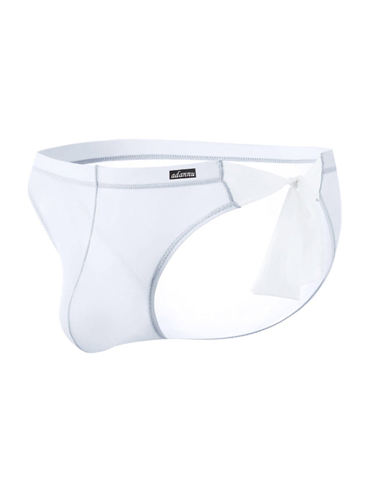 2 Pack Men's Nylon Ultra-Thin Breathable Semi-Transparent Sexy Briefs | dmunderwear detail image 18