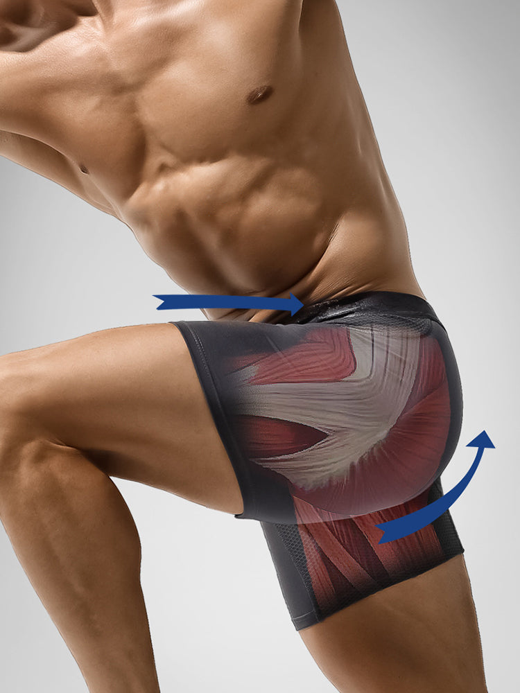 2-Pack Men's Performance Boxer Brief Athletic Underwear | dmunderwear detail image 11
