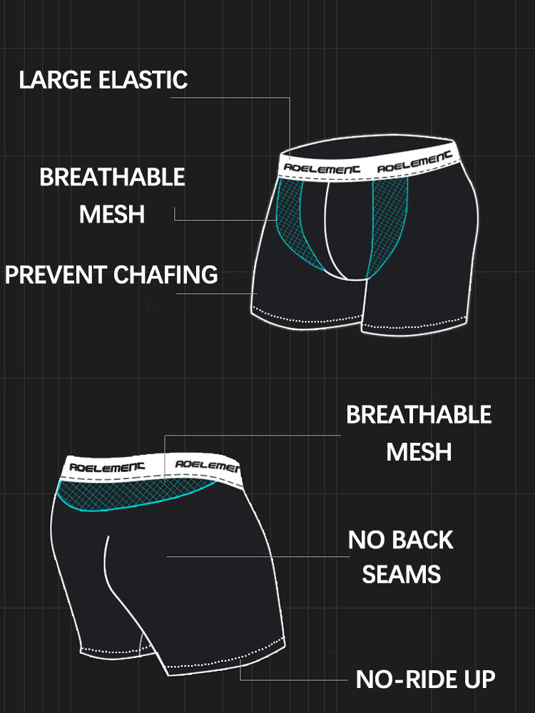 2-Pack Men's Performance Boxer Brief Athletic Underwear | dmunderwear detail image 12