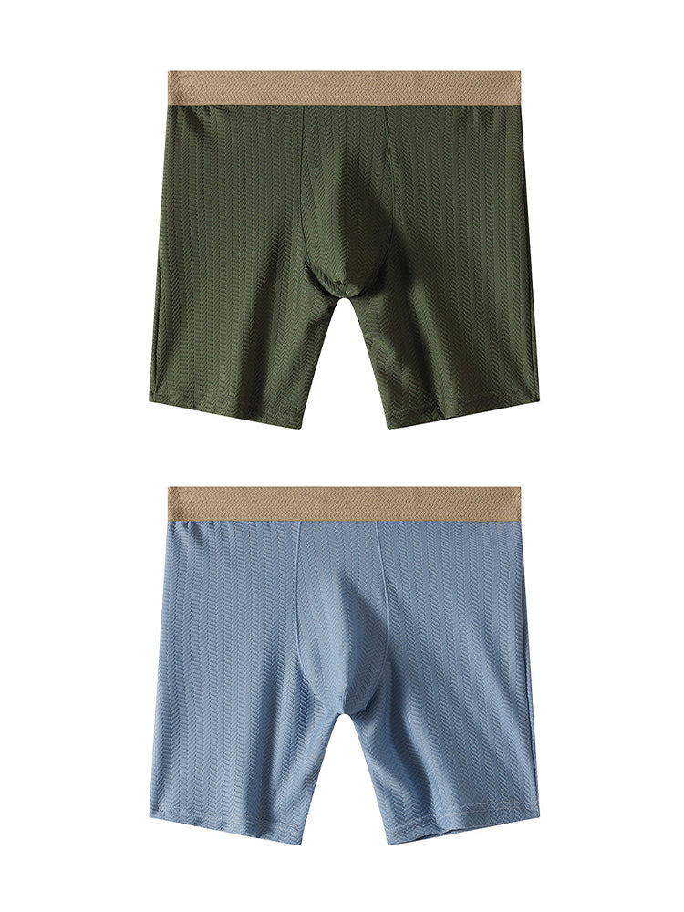 2 Pack Men's Premium Anti-Chafing U-Pouch Mid-Rise Seamless Midway Briefs | dmunderwear detail image 12