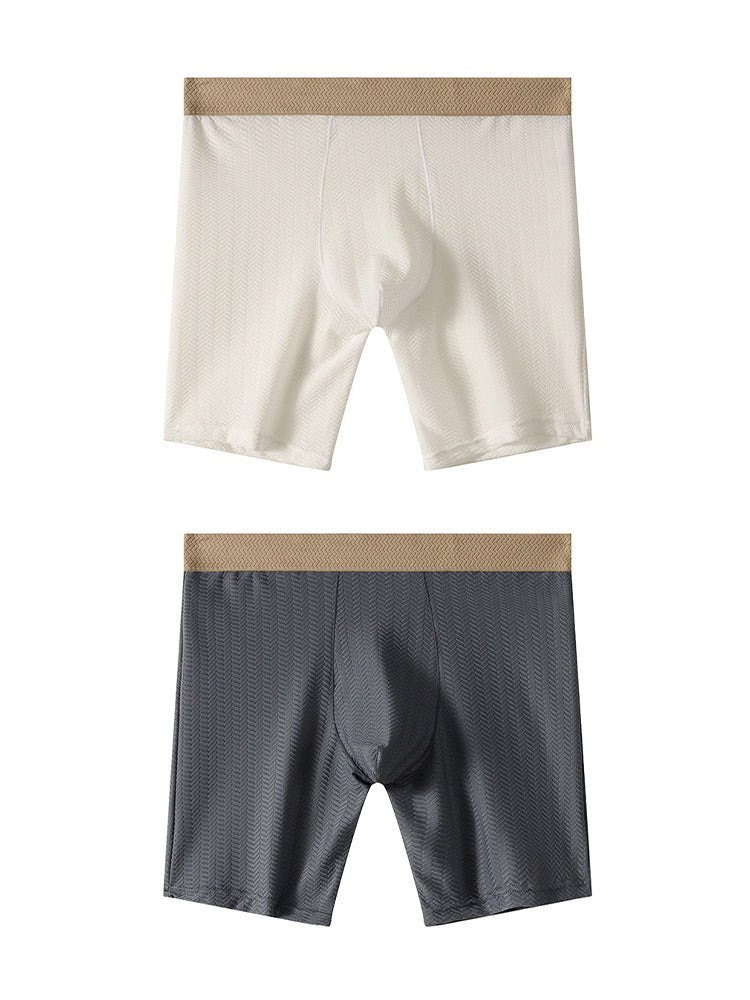 2 Pack Men's Premium Anti-Chafing U-Pouch Mid-Rise Seamless Midway Briefs | dmunderwear detail image 2