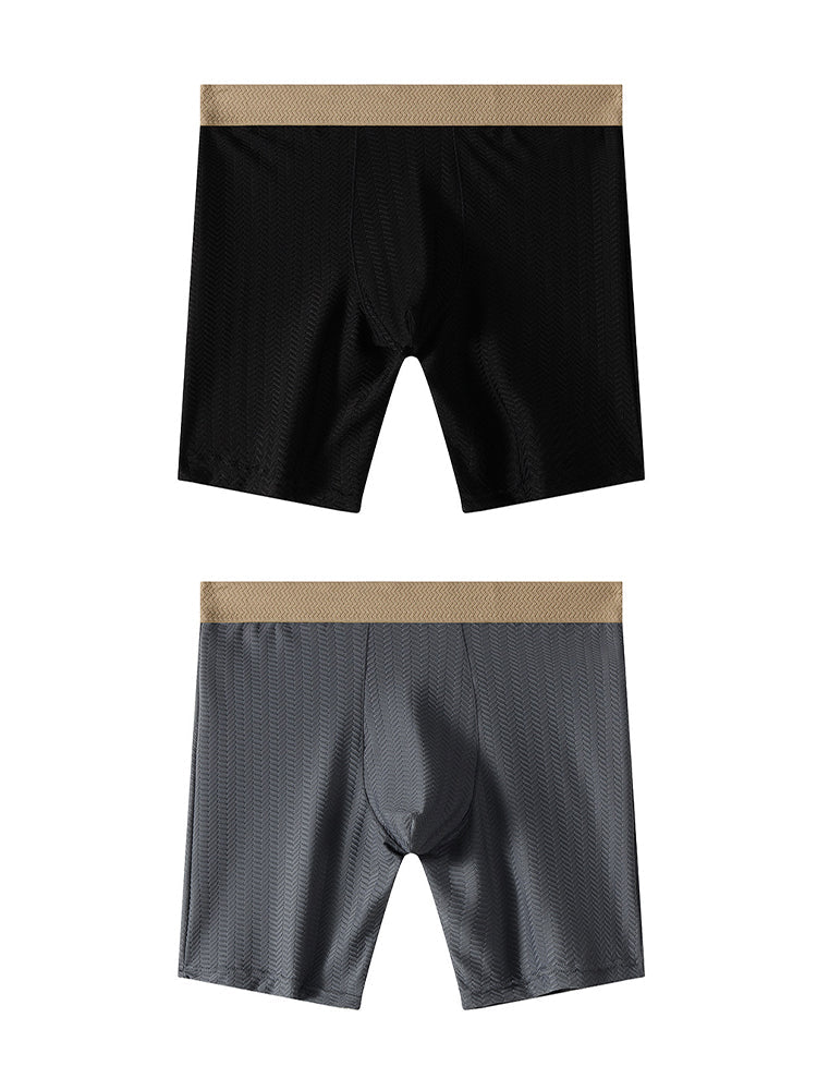 2 Pack Men's Premium Anti-Chafing U-Pouch Mid-Rise Seamless Midway Briefs | dmunderwear detail image 7