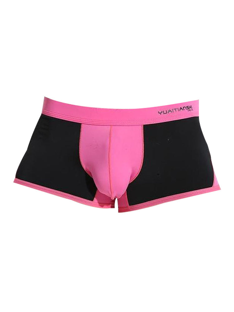 2 Pack Men's Premium Ice Silk U-Pouch Design Soft & Smooth Trunks | dmunderwear detail image 18