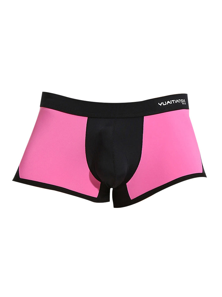 2 Pack Men's Premium Ice Silk U-Pouch Design Soft & Smooth Trunks | dmunderwear detail image 20