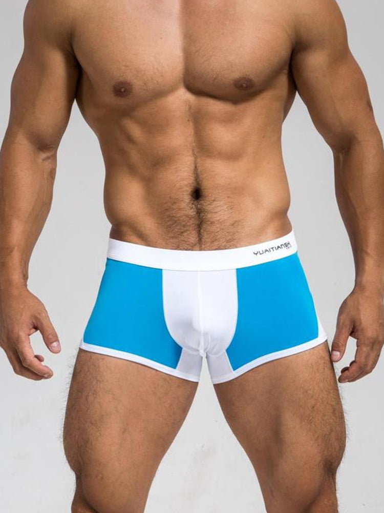 2 Pack Men's Premium Ice Silk U-Pouch Design Soft & Smooth Trunks | dmunderwear detail image 5