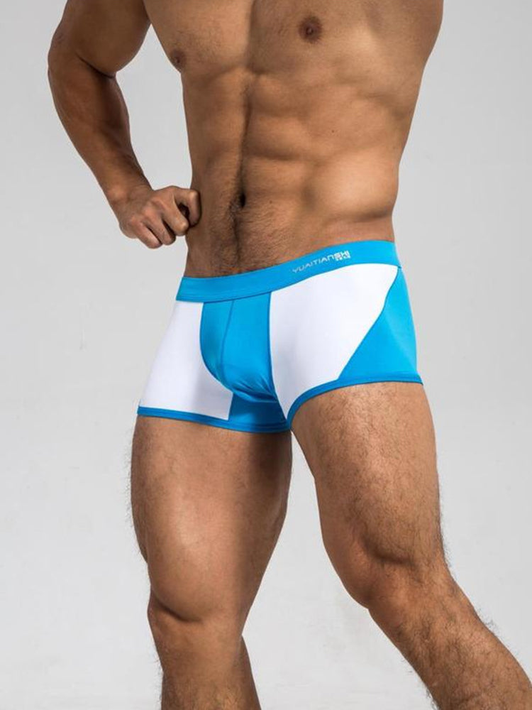 2 Pack Men's Premium Ice Silk U-Pouch Design Soft & Smooth Trunks | dmunderwear detail image 6