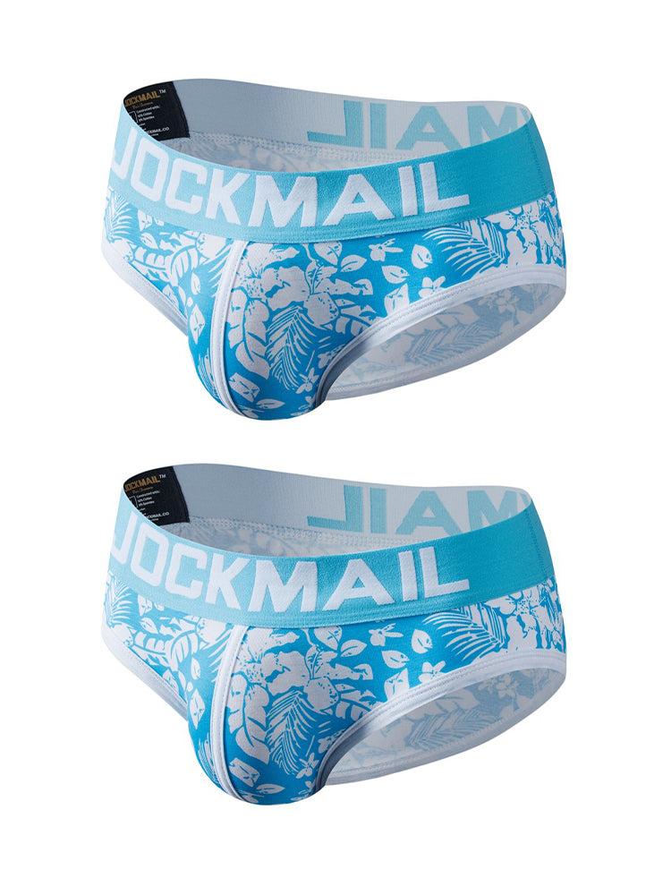 2 Pack Men's Premium Soft Cotton Sporty Cut Daily Stretch Firm Support Briefs & Jockstrap | dmunderwear detail image 12