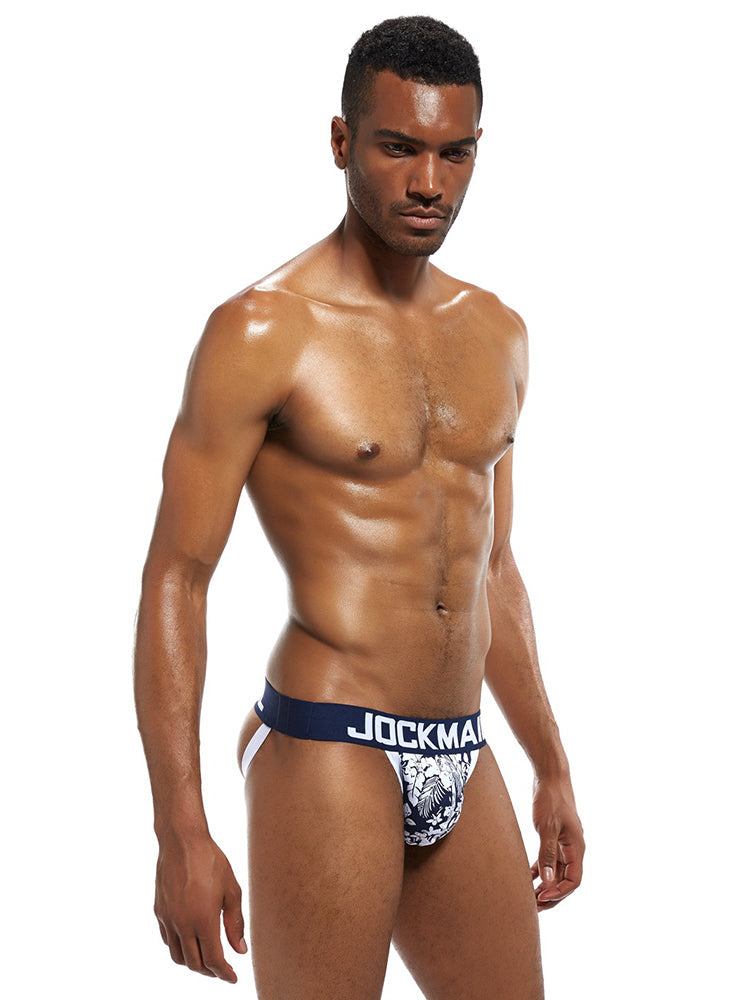 2 Pack Men's Premium Soft Cotton Sporty Cut Daily Stretch Firm Support Briefs & Jockstrap | dmunderwear detail image 16