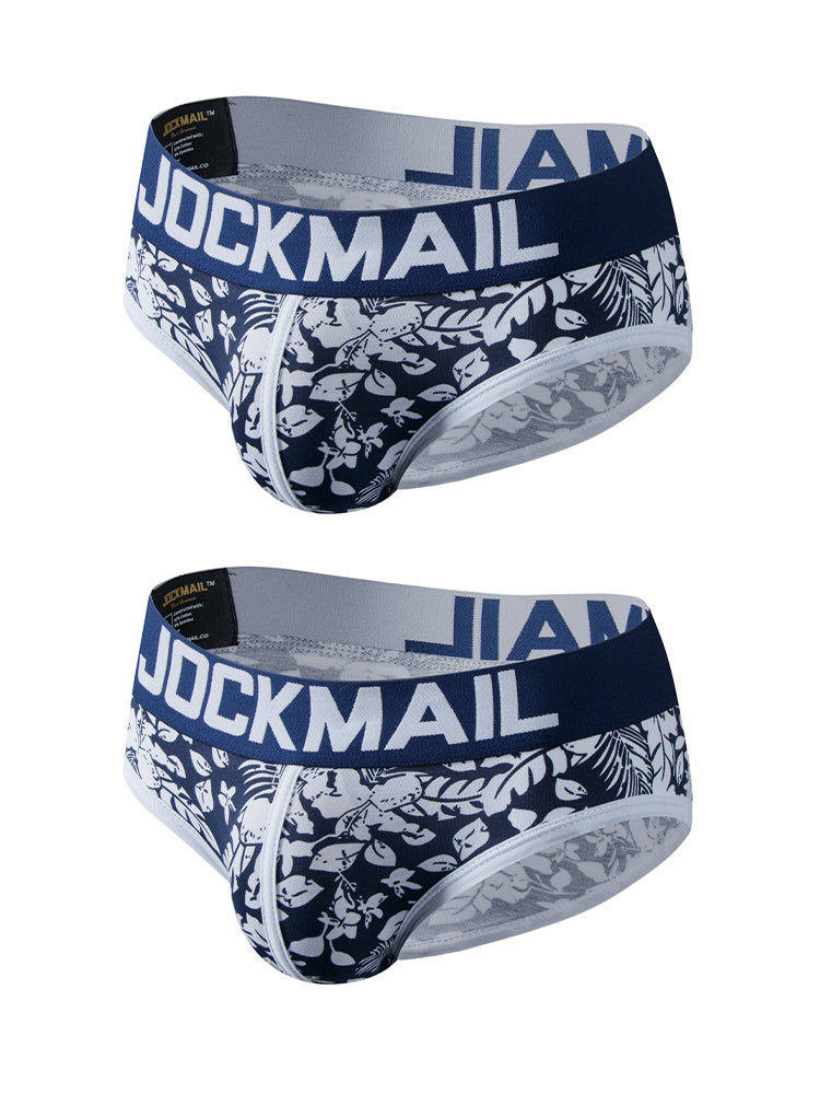 2 Pack Men's Premium Soft Cotton Sporty Cut Daily Stretch Firm Support Briefs & Jockstrap | dmunderwear detail image 7