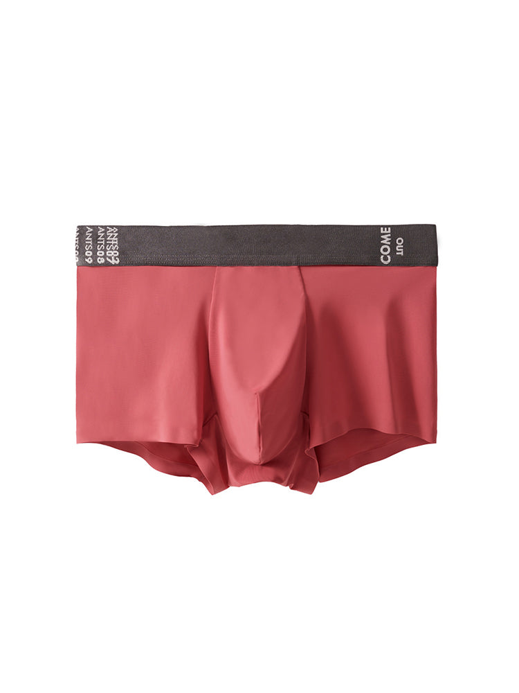 2 Pack Men's Premium Ultra-Thin Seamless Ice Silk Stretch Fit Trunks | dmunderwear detail image 12