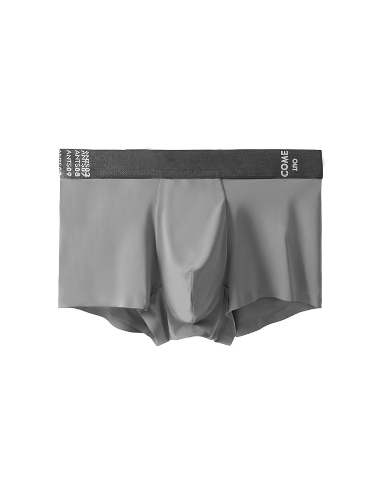2 Pack Men's Premium Ultra-Thin Seamless Ice Silk Stretch Fit Trunks | dmunderwear detail image 15