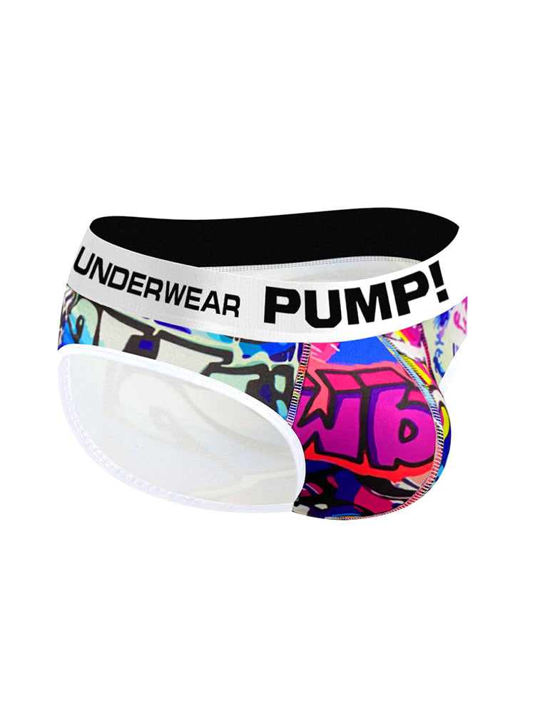 2 Pack Men's Printed Sexy & Trendy Low-Rise Breathable Casual Briefs | dmunderwear