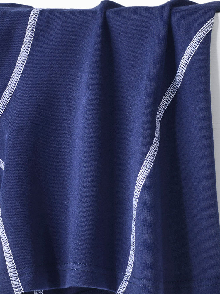 2 Pack Men's Pure Cotton Anti-Chafing Breathable Sports Boxer Briefs | dmunderwear detail image 11