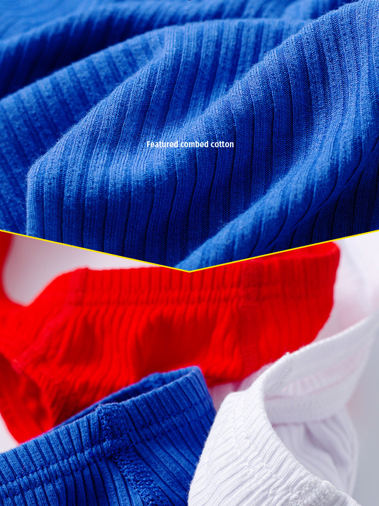 2-pack Men's Ribbed Low-rise Solid Color Thong | dmunderwear detail image 15