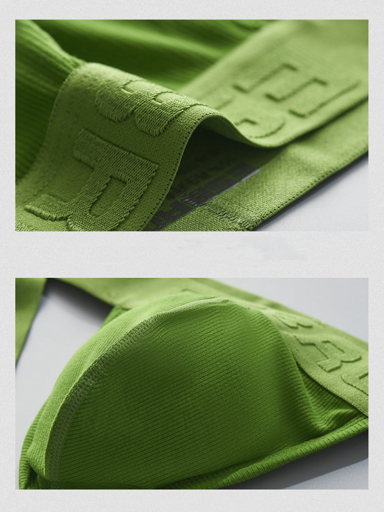 2 Pack Men's Ribbed U-Pouch Sexy Jockstrap | dmunderwear detail image 6