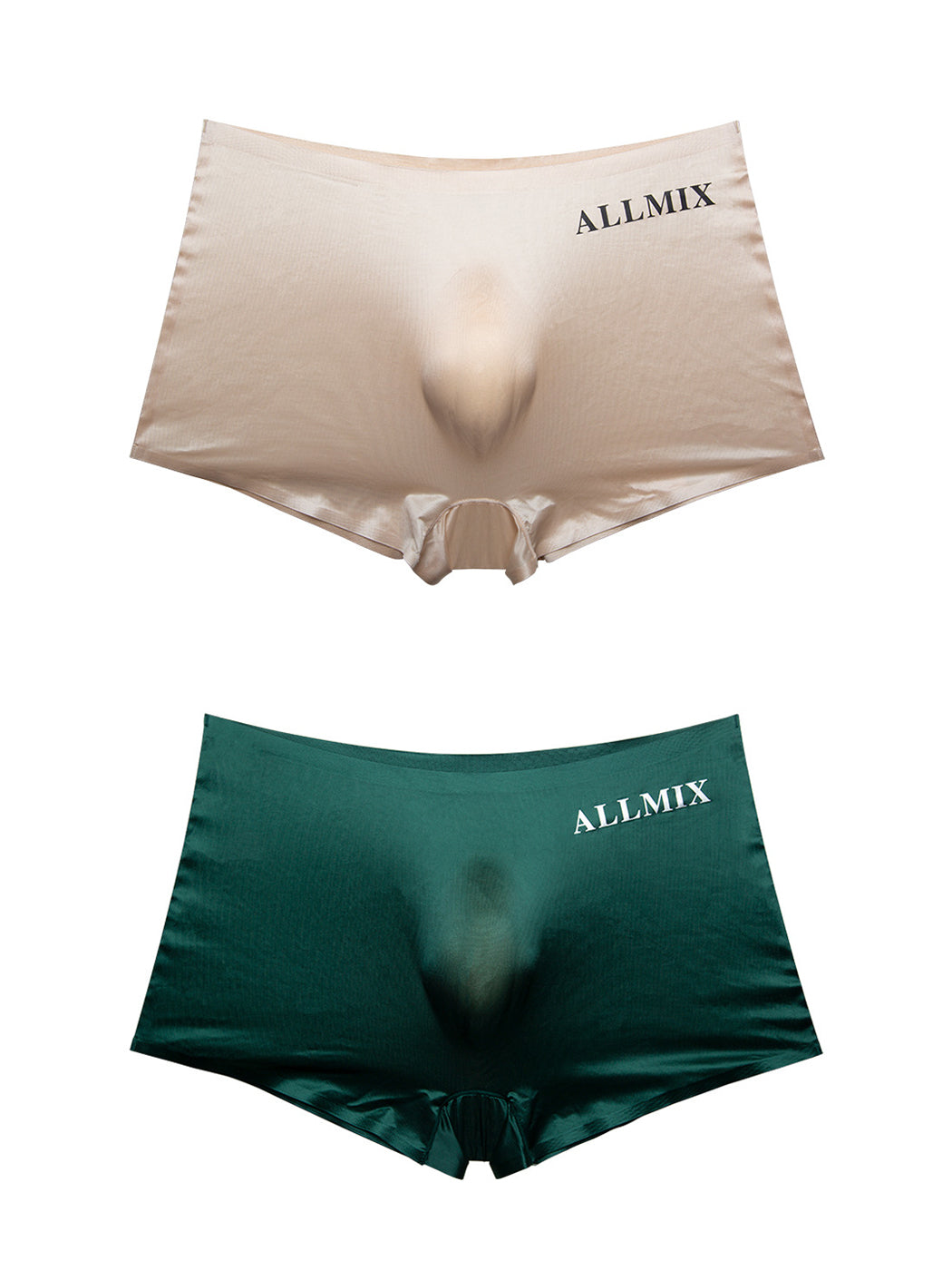 2 Pack Men's Seamless 3D Convex Pouch Trunks | dmunderwear detail image 15