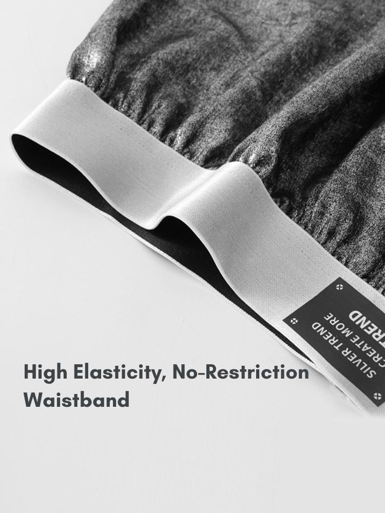 3 Pack Men's Seamless Comfort Anti-Chafing Smooth Luxury Boxer Briefs | dmunderwear detail image 3