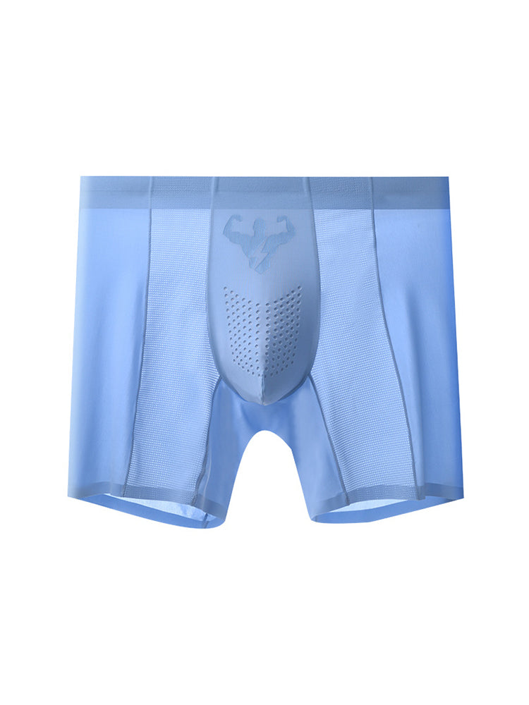 2 Pack Men's Seamless Comfort Breathable Anti-Chafing & Antibacterial Boxers Briefs | dmunderwear