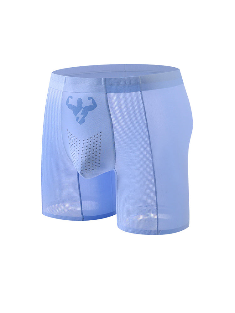 2 Pack Men's Seamless Comfort Breathable Anti-Chafing & Antibacterial Boxers Briefs | dmunderwear detail image 10