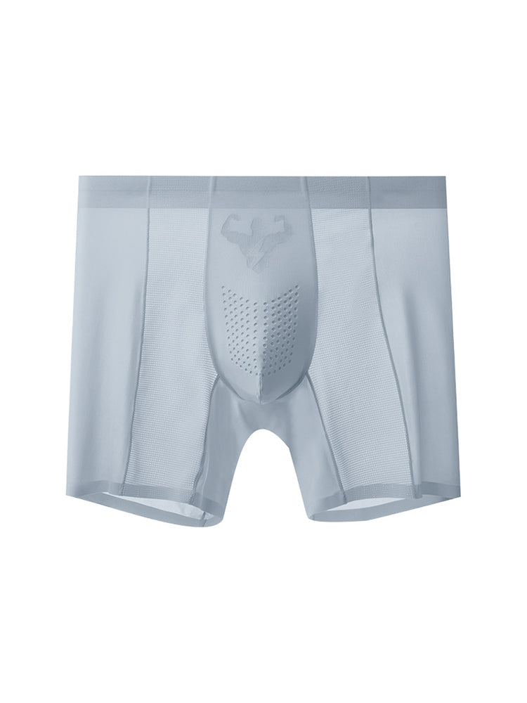 2 Pack Men's Seamless Comfort Breathable Anti-Chafing & Antibacterial Boxers Briefs | dmunderwear detail image 12