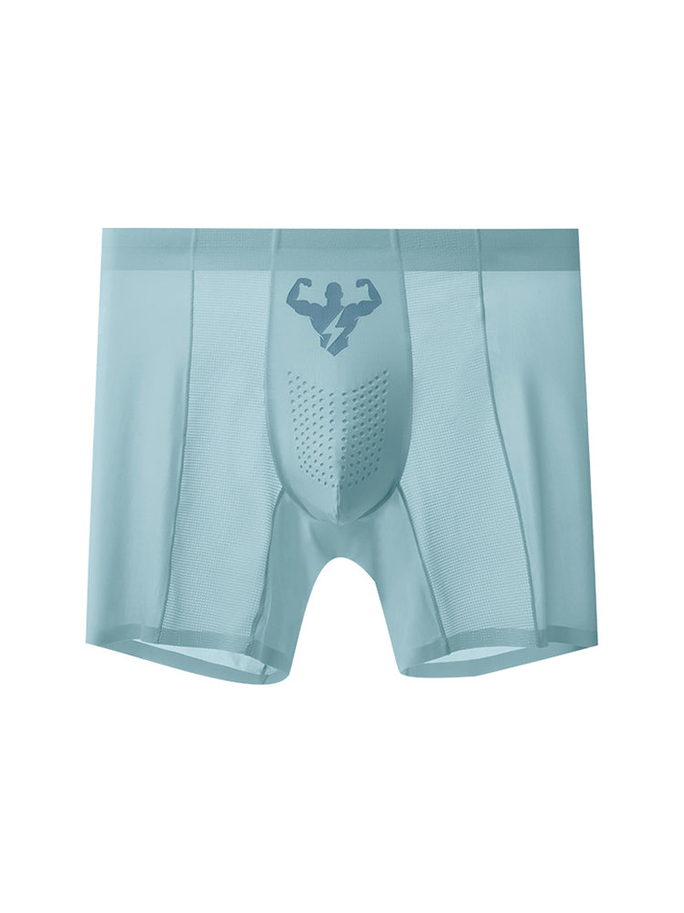 2 Pack Men's Seamless Comfort Breathable Anti-Chafing & Antibacterial Boxers Briefs | dmunderwear detail image 16