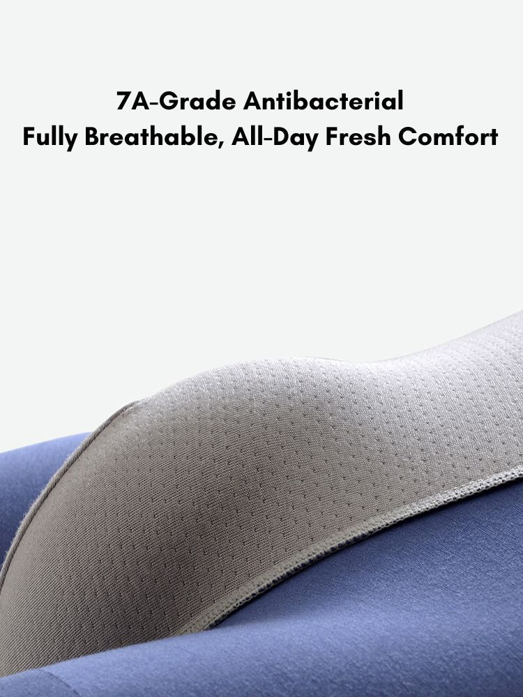 2 Pack Men's Seamless Comfort Stretch Fabric Breathable Modern Fit Solid Color Trunks | dmunderwear detail image 4