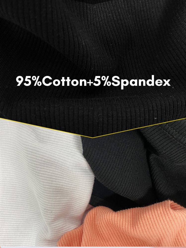 2 Pack Men's Low-Rise High-Cut Ribbed Cotton Bikini | dmunderwear detail image 9