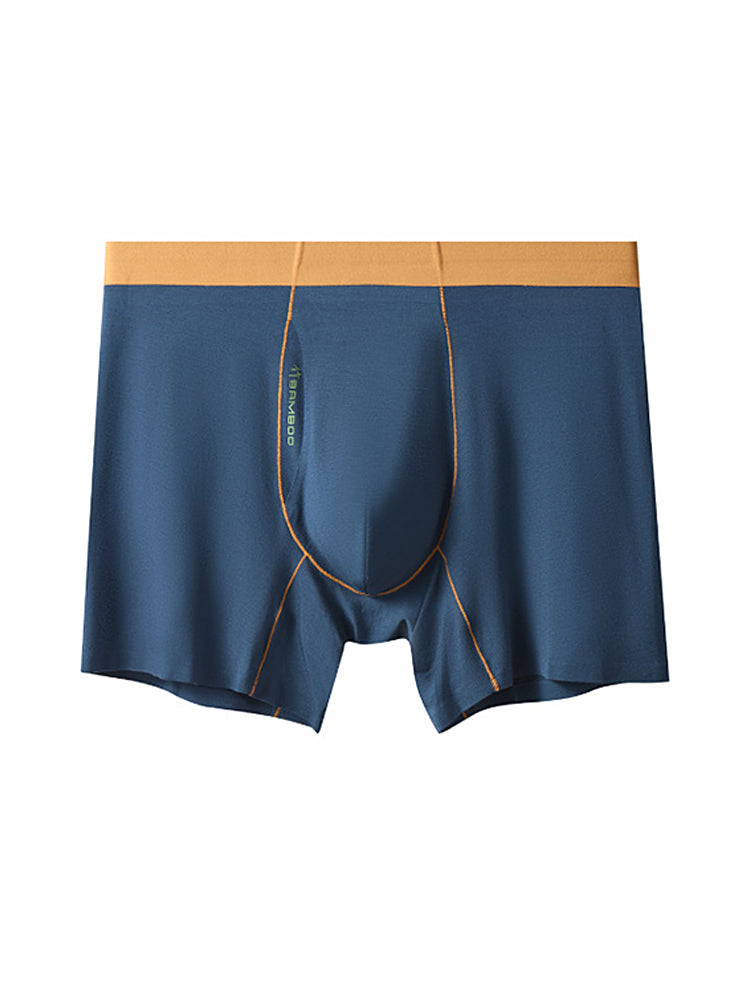 2 Pack Men's Seamless Fly Opening Breathable Chafe-Free Design Boxer Briefs | dmunderwear detail image 17