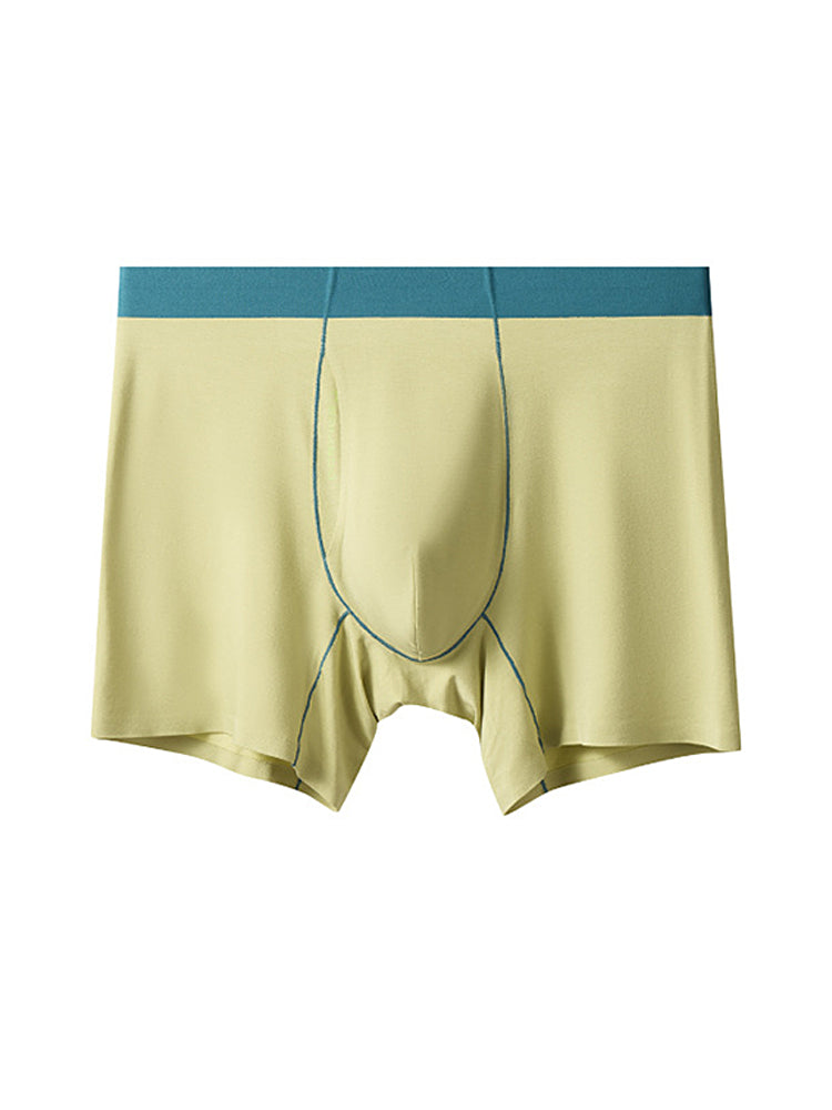 2 Pack Men's Seamless Fly Opening Breathable Chafe-Free Design Boxer Briefs | dmunderwear detail image 18