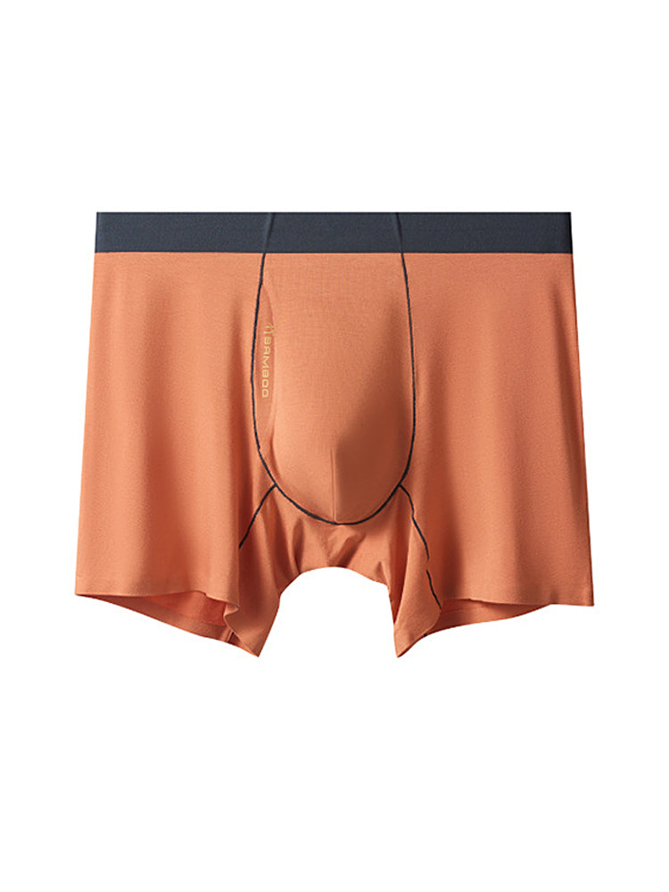 2 Pack Men's Seamless Fly Opening Breathable Chafe-Free Design Boxer Briefs | dmunderwear detail image 19