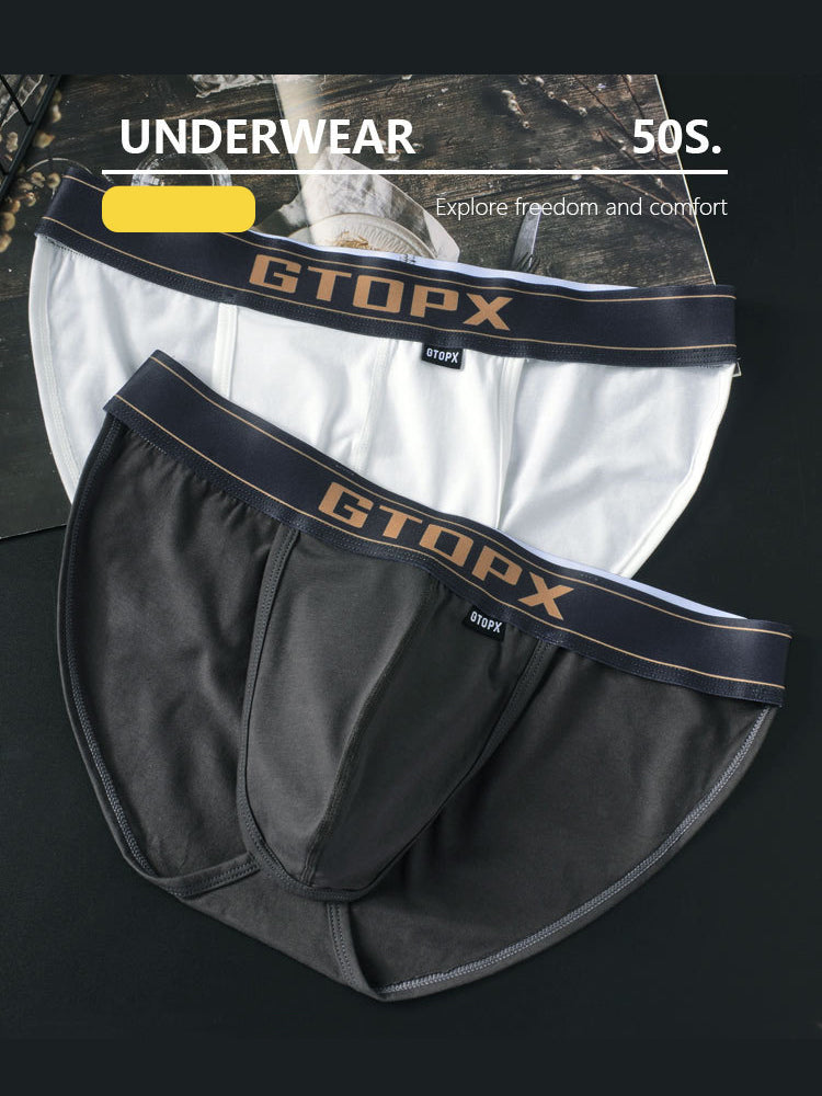 2 Pack Men's Seamless Comfort Skin-Friendly Firm Support Sporty Cut Bikini | dmunderwear detail image 13