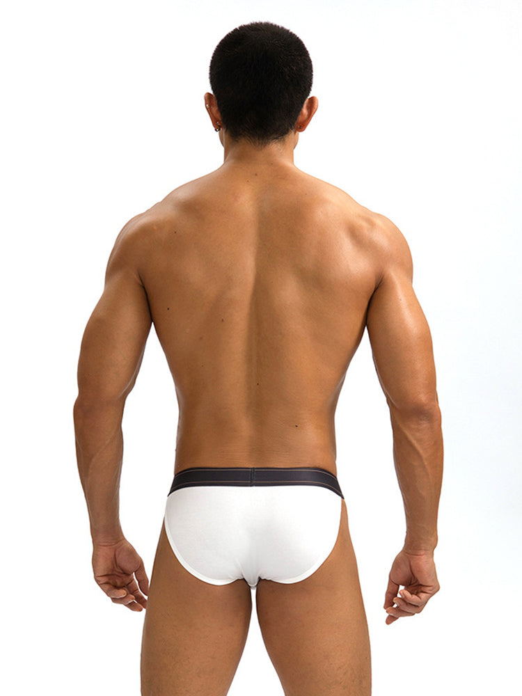 2 Pack Men's Seamless Comfort Skin-Friendly Firm Support Sporty Cut Bikini | dmunderwear detail image 3