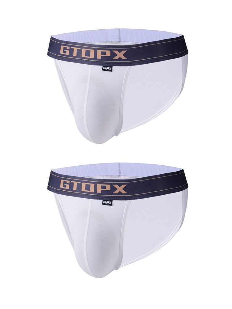 2 Pack Men's Seamless Comfort Skin-Friendly Firm Support Sporty Cut Bikini | dmunderwear detail image 7