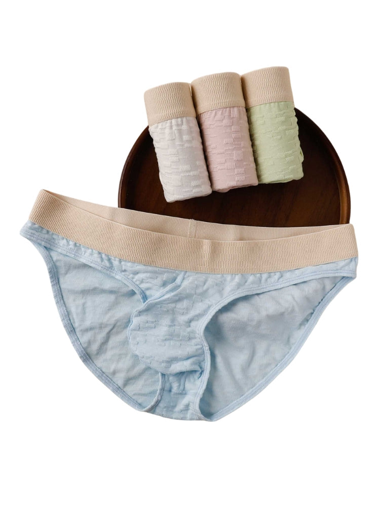 2 Pack Men's Seamless Quick-Dry Lightweight & Airy Sporty Cut Soft Briefs | dmunderwear detail image 6