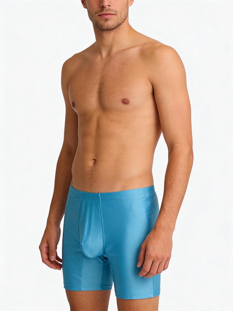 2 Pack Men's Second-Skin Feel Smooth Touch Anti-Chafing Boxer Briefs | dmunderwear