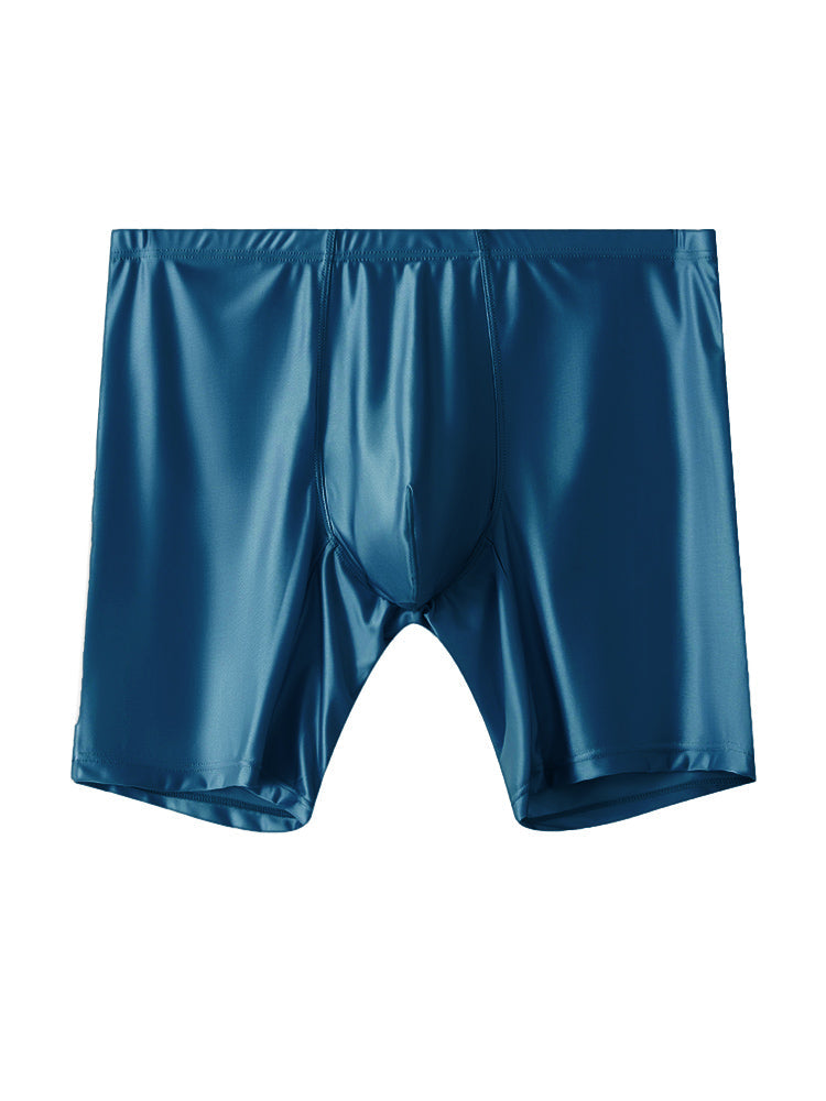 2 Pack Men's Second-Skin Feel Smooth Touch Anti-Chafing Boxer Briefs | dmunderwear detail image 10