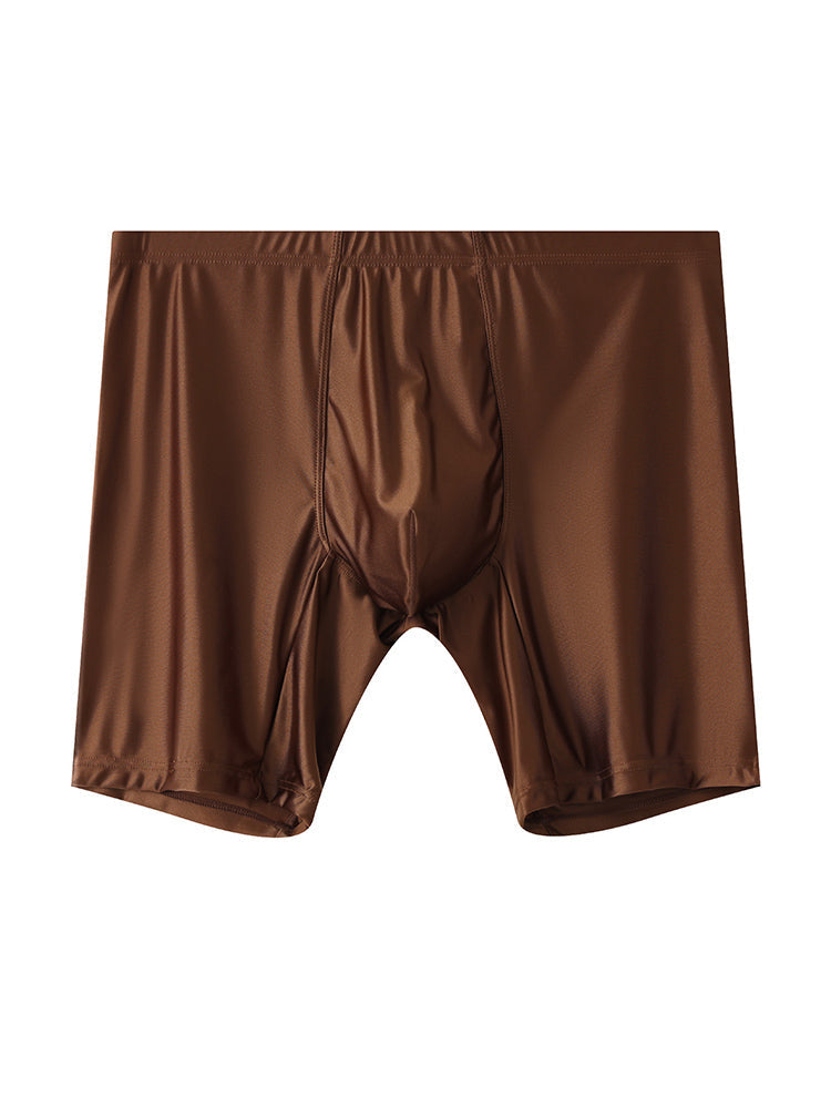 2 Pack Men's Second-Skin Feel Smooth Touch Anti-Chafing Boxer Briefs | dmunderwear detail image 13