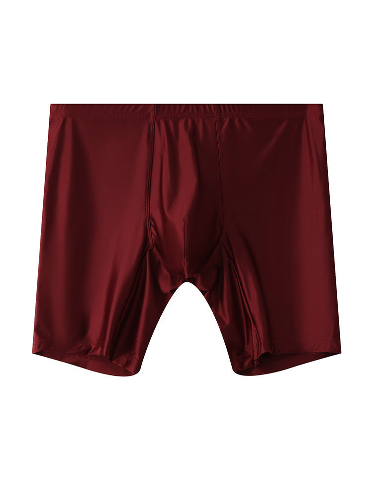 2 Pack Men's Second-Skin Feel Smooth Touch Anti-Chafing Boxer Briefs | dmunderwear detail image 14