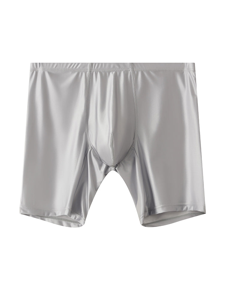 2 Pack Men's Second-Skin Feel Smooth Touch Anti-Chafing Boxer Briefs | dmunderwear detail image 16