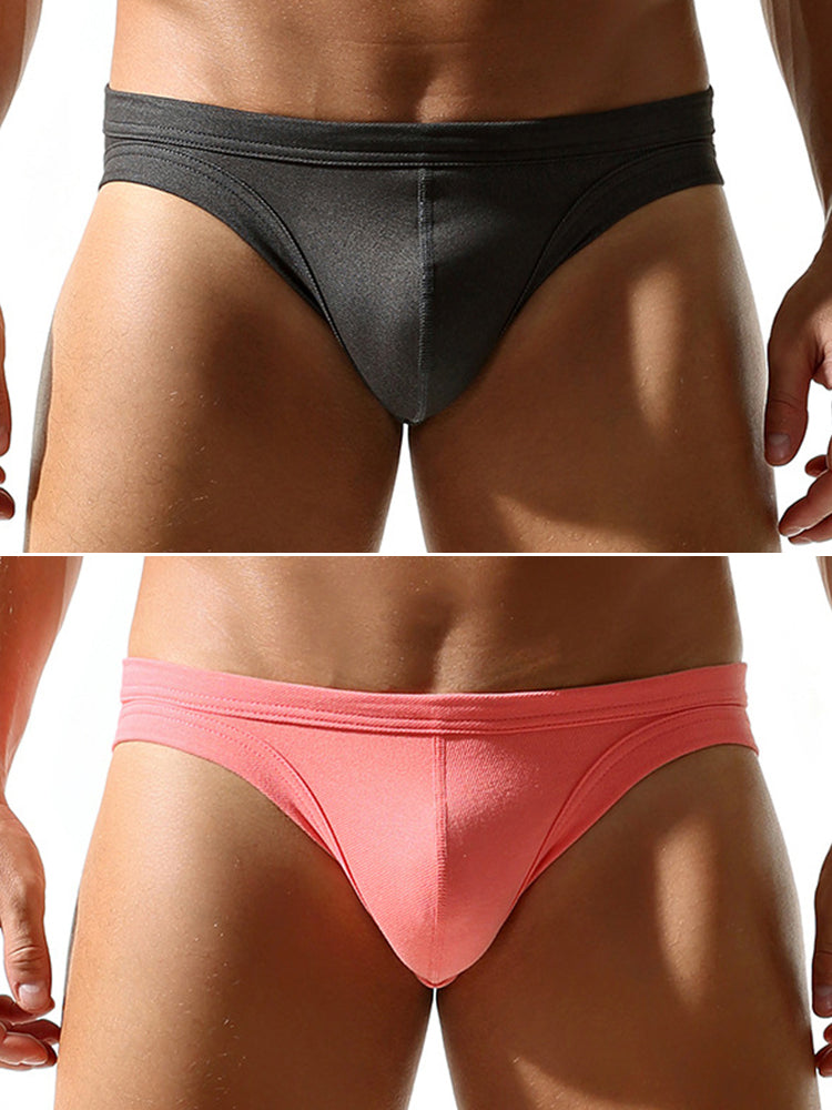 2-pack Men's Sensual Comfort Soft Briefs | dmunderwear detail image 14