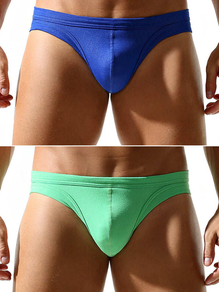 2-pack Men's Sensual Comfort Soft Briefs | dmunderwear detail image 20