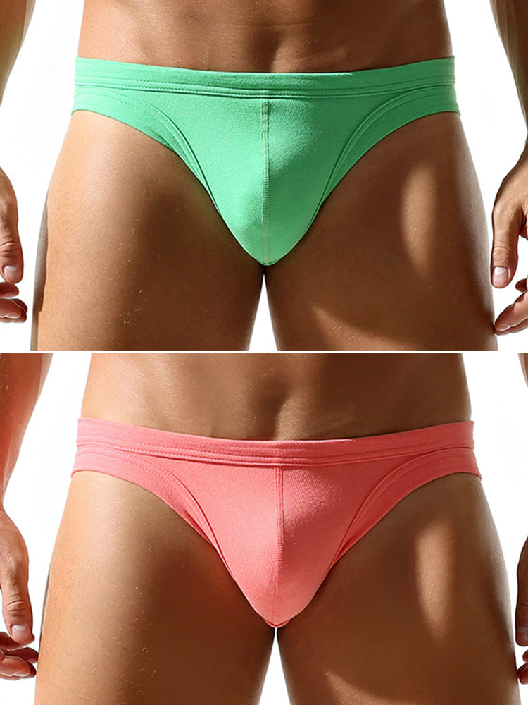 2-pack Men's Sensual Comfort Soft Briefs | dmunderwear detail image 8
