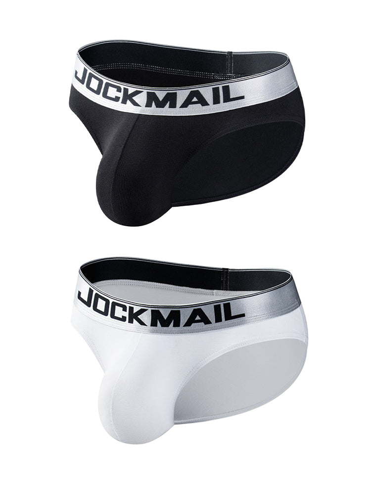 2 Pack Men's Sexy 3D Large Pouch Seamless Cooling Touch Chafe-Free Bikini | dmunderwear detail image 2